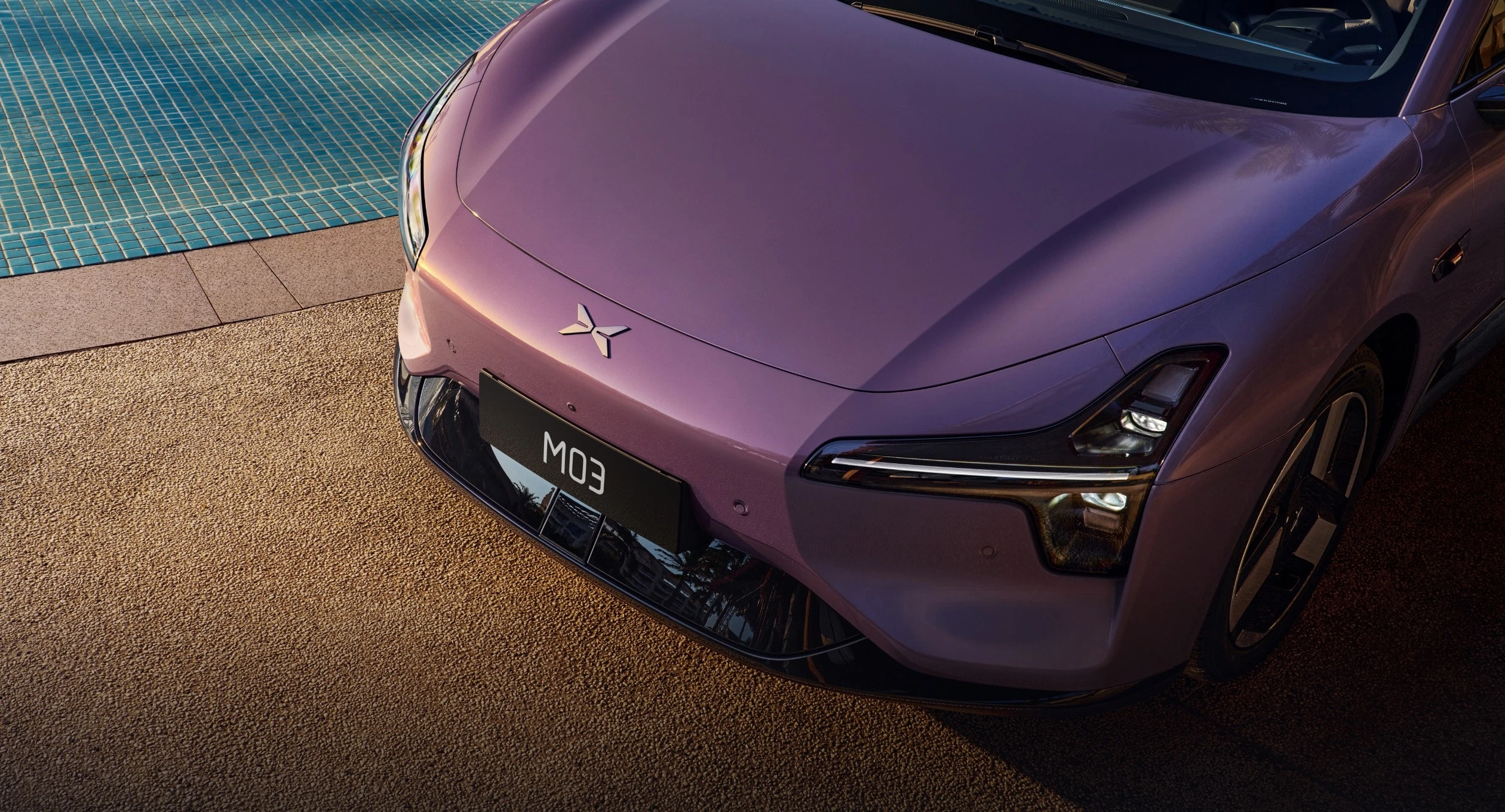Color exclusivo «rosa Yingluo» para autos